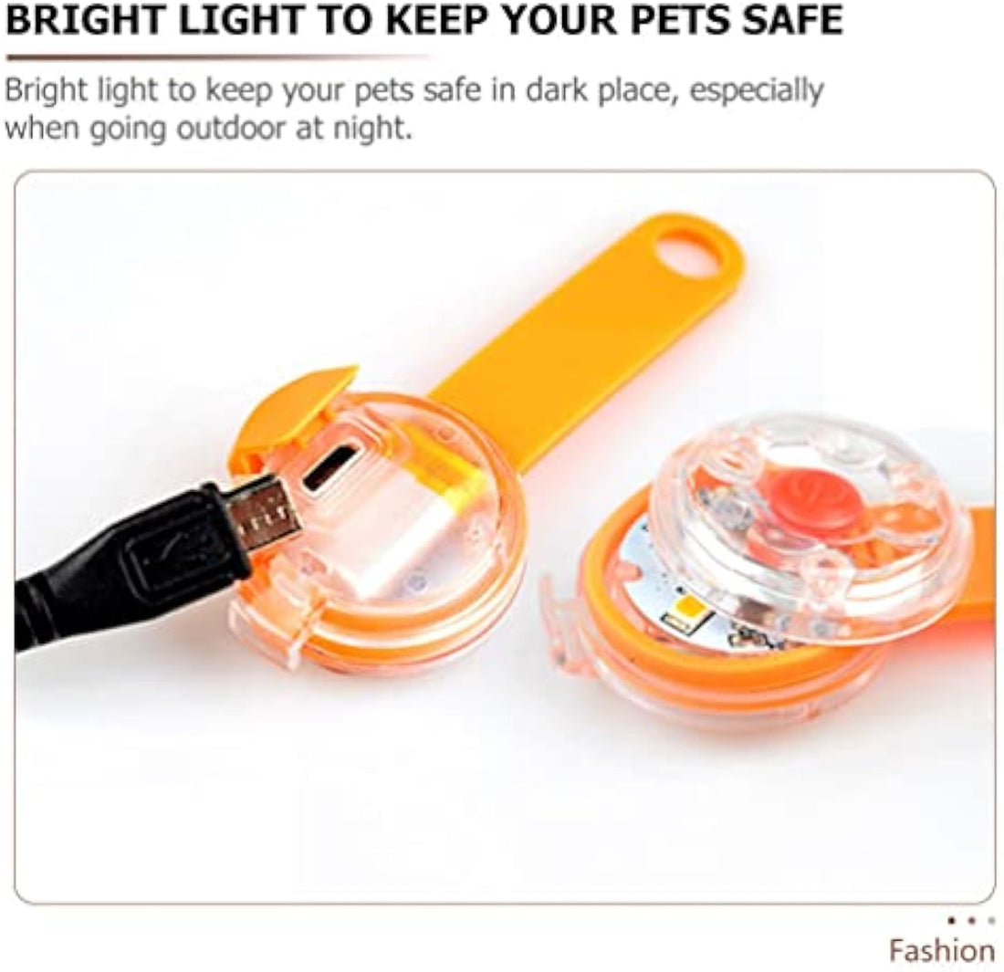 Glow Pendant Light For Pets Luminous Safety Accessory For Night Walking