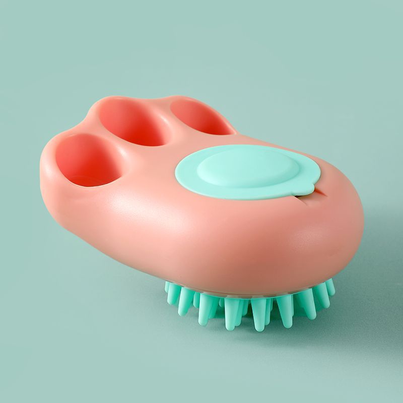 Pet Claw and Massage Bath Brush Grooming Tool