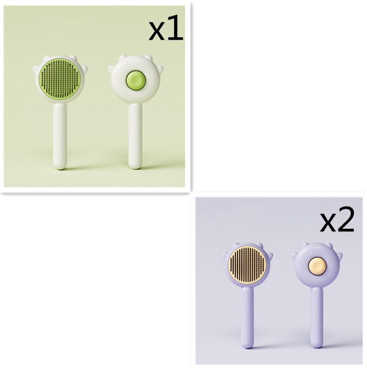 Pet Hair Removal Comb And Massage Brush For Grooming