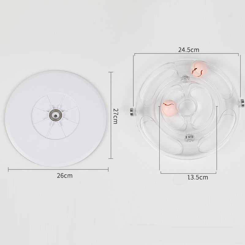 Interactive Pet Turntable Toy For Learning And Mental Stimulation