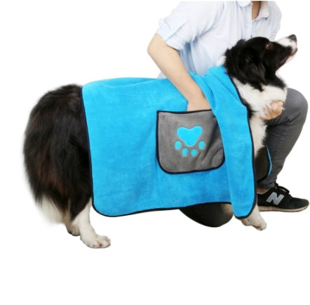 Absorbent Quick-Dry Bath Towel for Pets