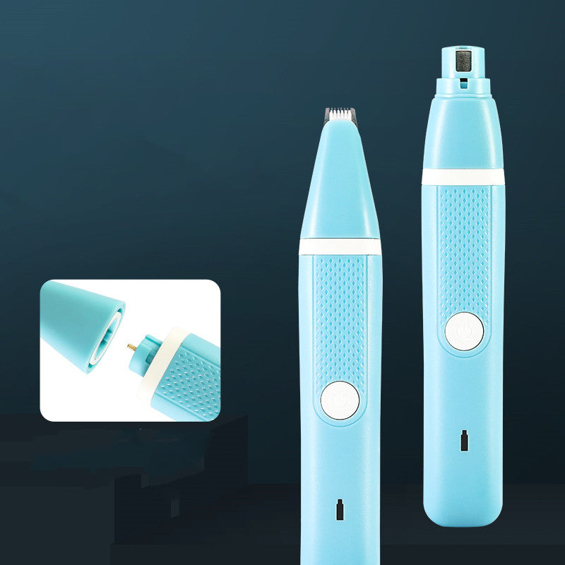 Dual-Purpose Pet Nail Polisher And Hair Trimmer For Home Use