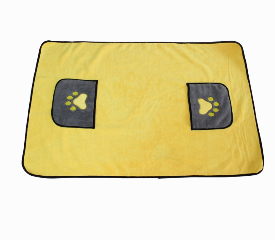 Absorbent Quick-Dry Bath Towel for Pets