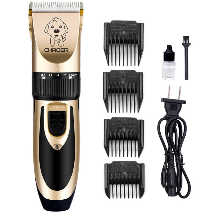 Professional Electric Pet Grooming Kit With Hair Trimmer And Nail Clippers