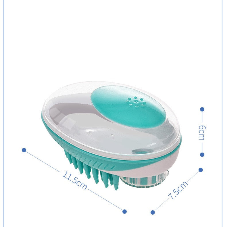 Pet Bath and Massage Brush Hair Removal Grooming Tool