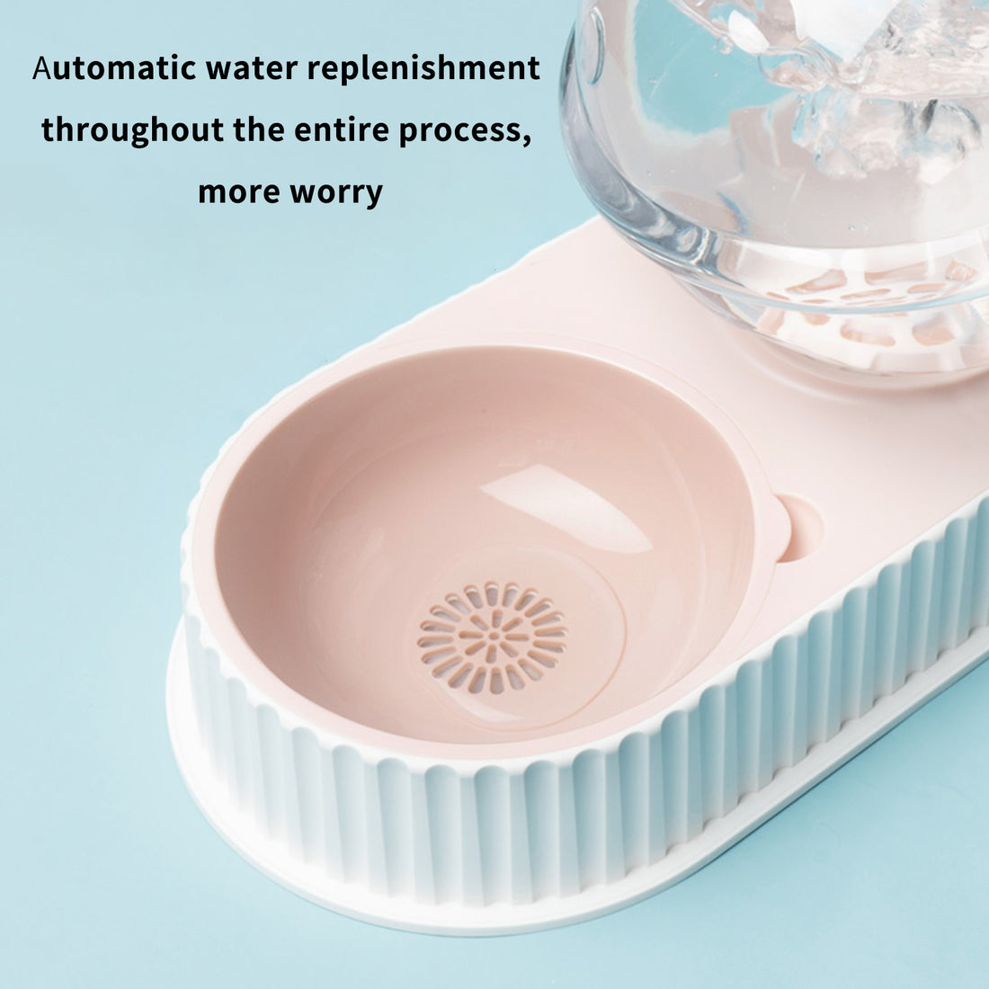 Automatic Pet Water Dispenser And Feeding Bowl Durable Plastic Drinkers
