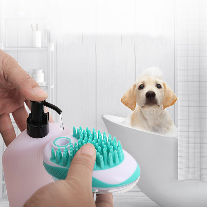 Pet Bath and Massage Brush Hair Removal Grooming Tool