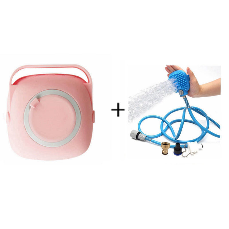 Pet Bath Brush and Sprinkler Grooming Tool