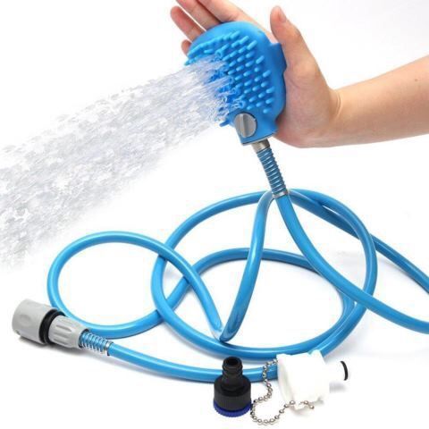 Pet Bath Brush and Sprinkler Grooming Tool