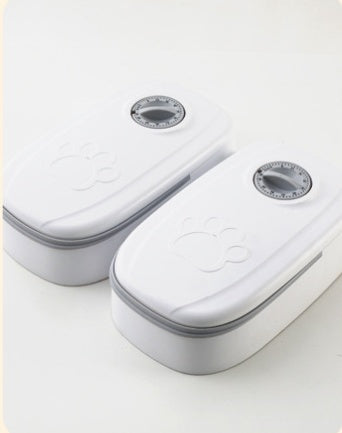 Automatic Pet Feeder Smart Timer Food Dispenser Stainless Steel Bowl