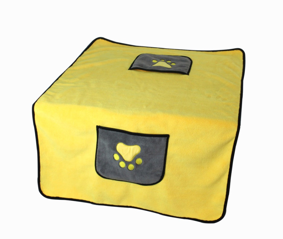 Absorbent Quick-Dry Bath Towel for Pets