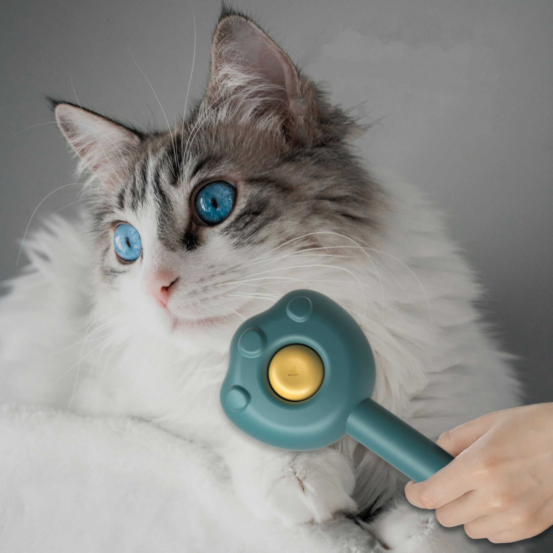 Self Cleaning Pet Grooming Comb Hair Remover Needle Brush