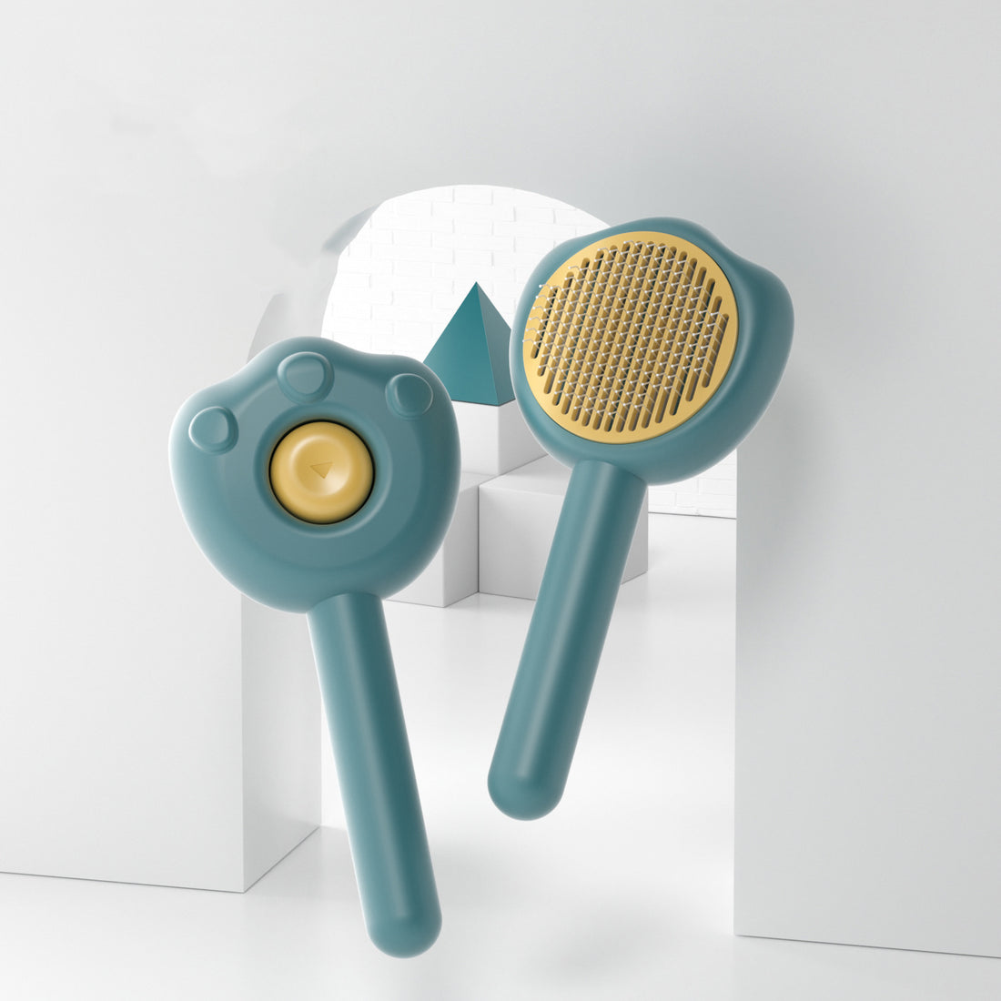 Self Cleaning Pet Grooming Comb Hair Remover Needle Brush