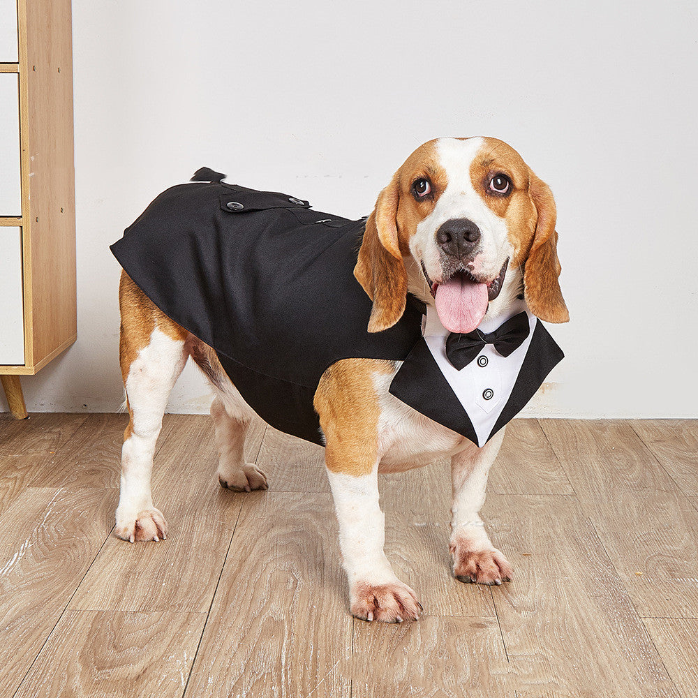 Pet Swallowtail Wedding Suit Jacket Formal Occasion Wear