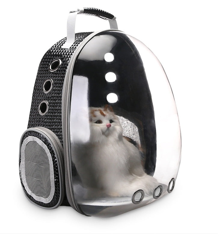 Portable Pet Carrier Backpack Bubble Capsule Design 360° Viewing