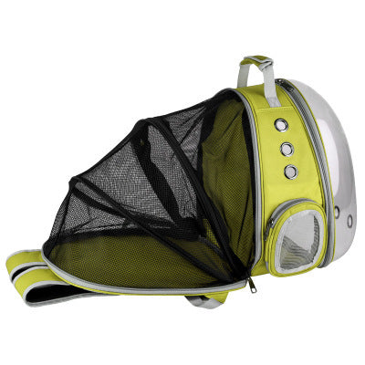 Portable Pet Carrier Backpack Bubble Capsule Design 360° Viewing