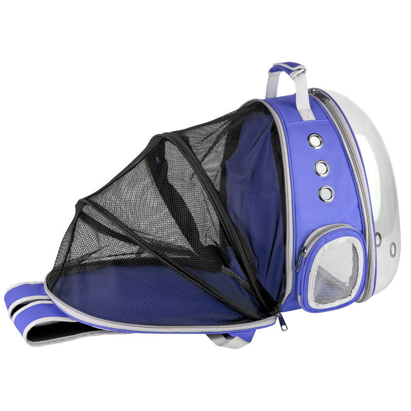 Portable Pet Carrier Backpack Bubble Capsule Design 360° Viewing