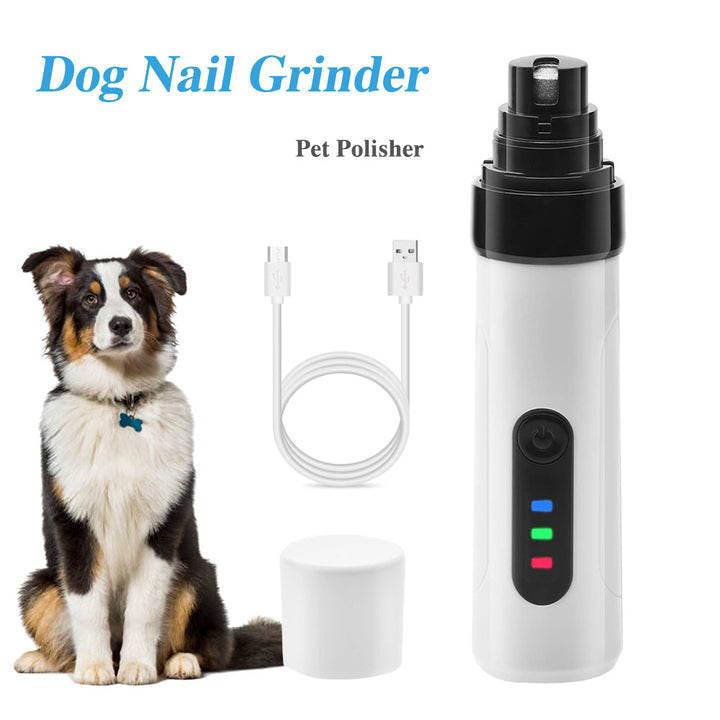 Rechargeable Electric Pet Nail Grinder Quiet Grooming Trimmer