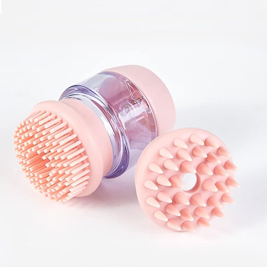 Silicone Pet Grooming and Bath Brush With Shampoo Dispenser