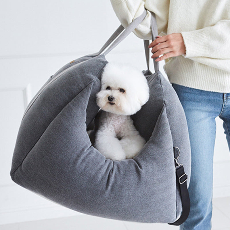 Waterproof Portable Pet Car Carrier Seat Breathable Safety Bag