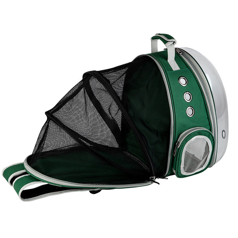 Portable Pet Carrier Backpack Bubble Capsule Design 360° Viewing