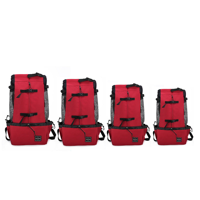 Double-Shoulder Portable Pet Carrier Backpack Travel Outdoor Bag