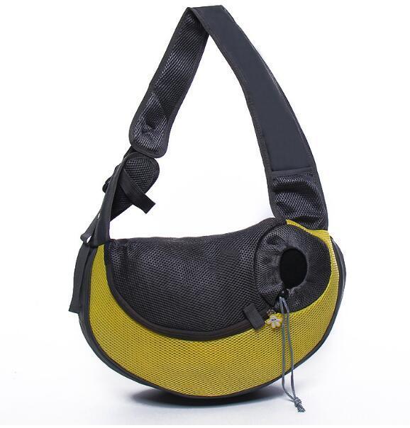 Outdoor Mesh Oxford Pet Carrier Sling Travel Shoulder Bag