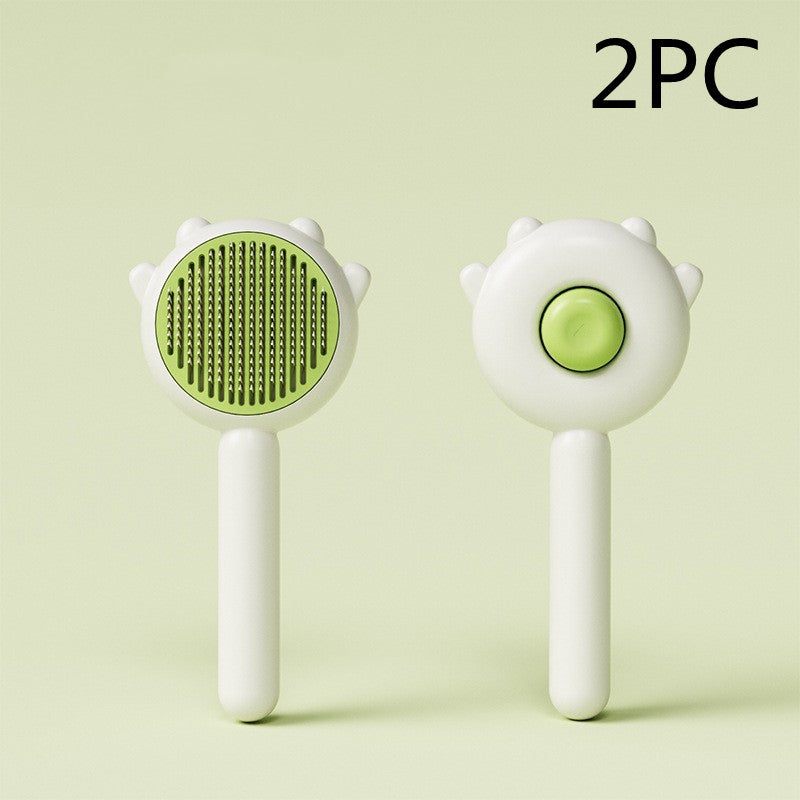 Pet Hair Removal Comb And Massage Brush For Grooming