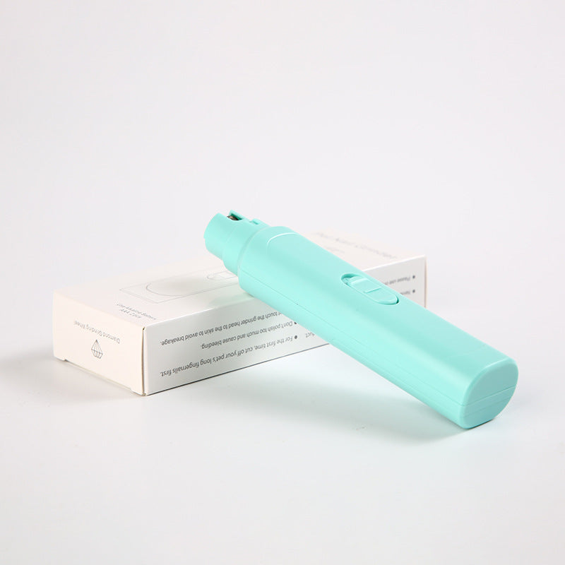 Battery-Powered Pet Nail Grinder Electric Nail Trimmer Grooming Tool