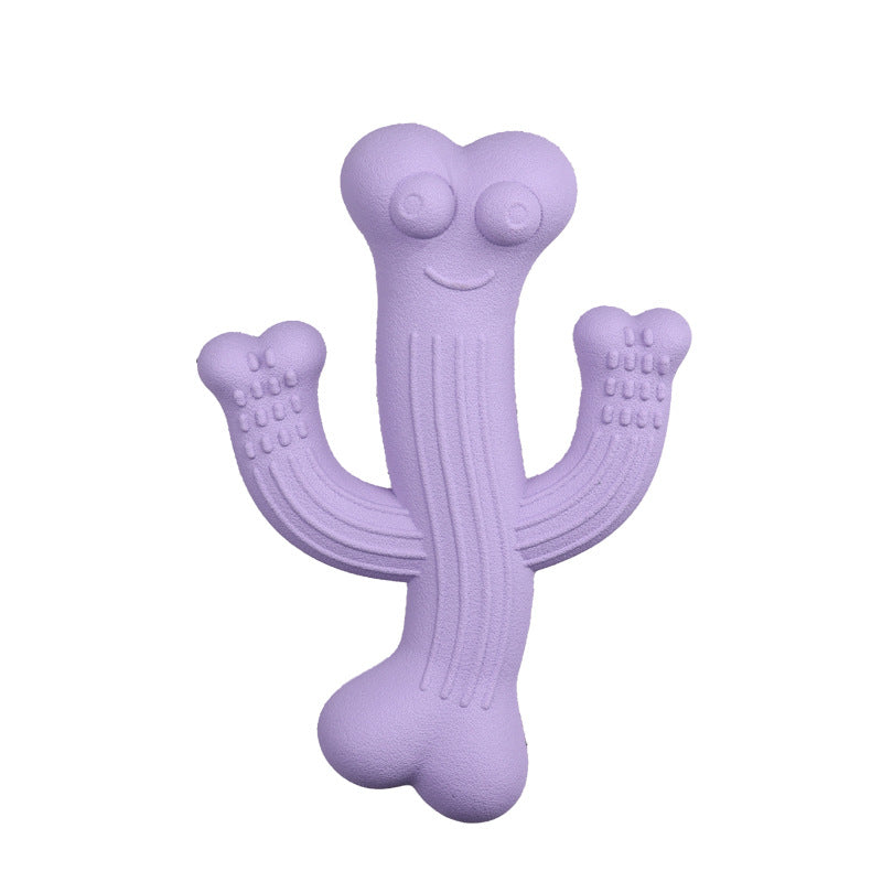 Cactus Pet Chew Toy Durable Interactive Boredom Relief