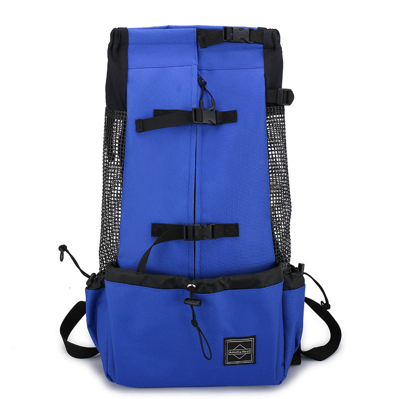 Double-Shoulder Portable Pet Carrier Backpack Travel Outdoor Bag