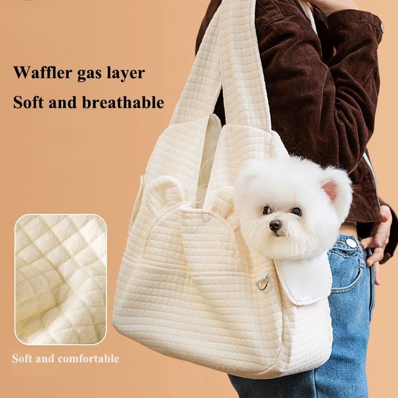 Breathable Cross-Design Pet Backpack Carrier for Outdoor Travel