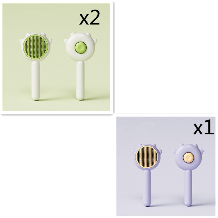Pet Hair Removal Comb And Massage Brush For Grooming