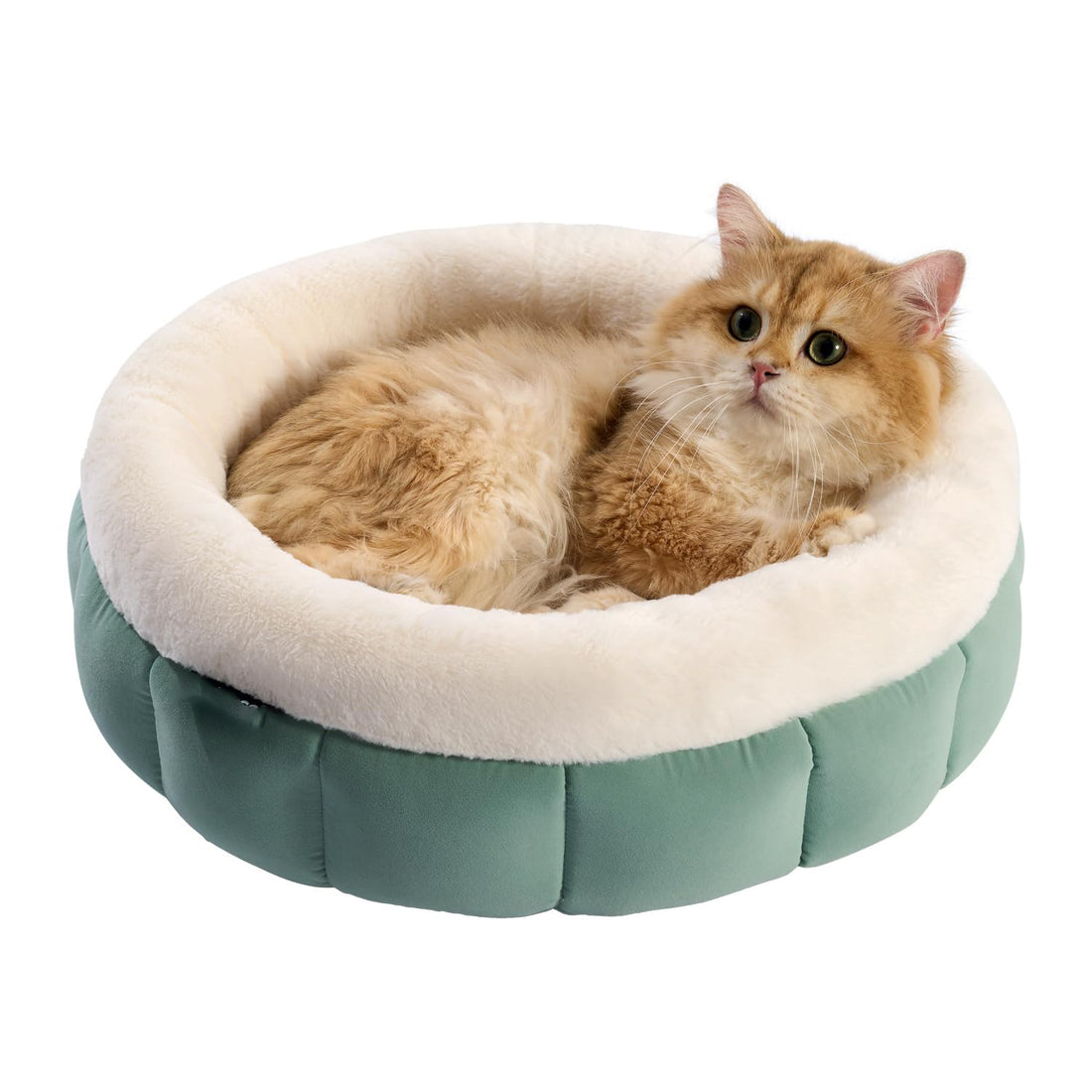 Round Donut Pet Bed Washable Anti Slip Comfortable Design