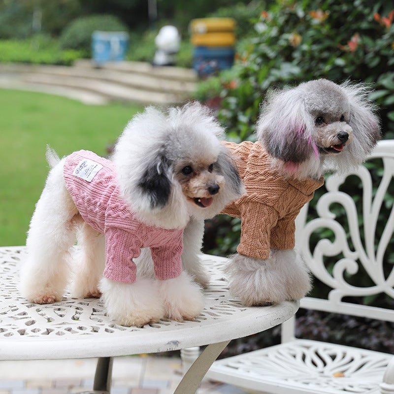 Cozy Knit Pet Sweater Warm Apparel