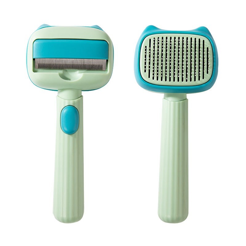 Pet Grooming Deshedding Brush And Dematting Comb For All Hair Breeds