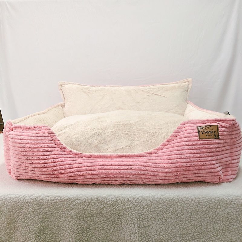 Plush Removable Washable Pet Bed Soft Warm Kennel Cushion