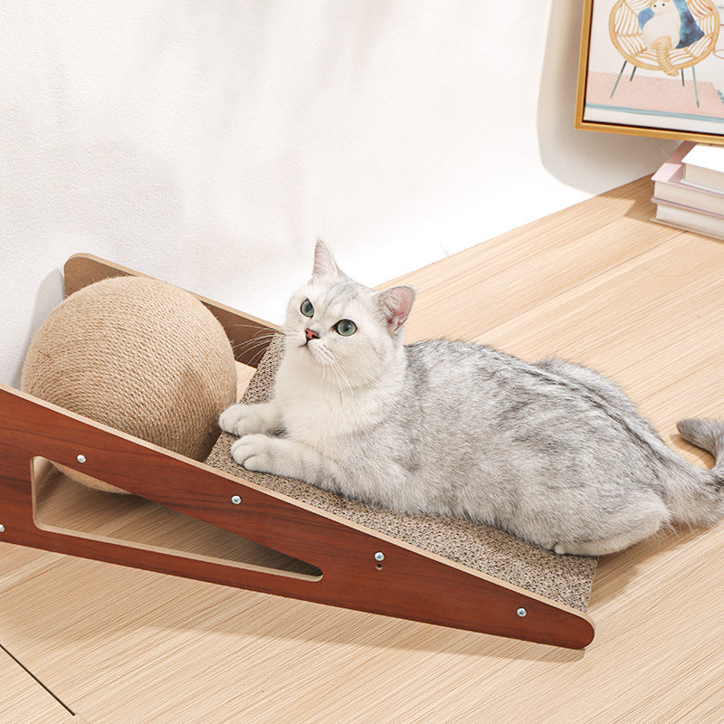 Corrugated Paper Pet Scratching Board Interactive Toy