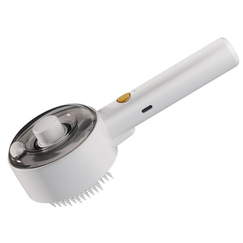 Self Cleaning Pet Grooming Brush Steam Hair Remover Tool