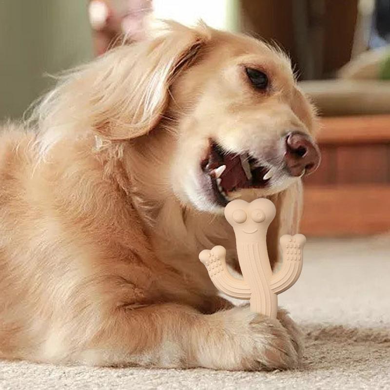 Cactus Pet Chew Toy Durable Interactive Boredom Relief