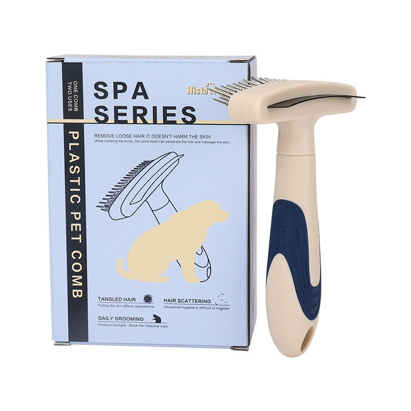 Pet Grooming Brush Hair Removal Detangling Fur Tool