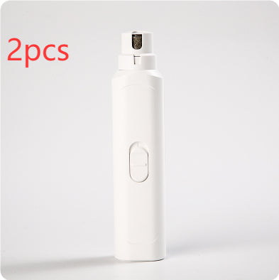 Battery-Powered Pet Nail Grinder Electric Nail Trimmer Grooming Tool