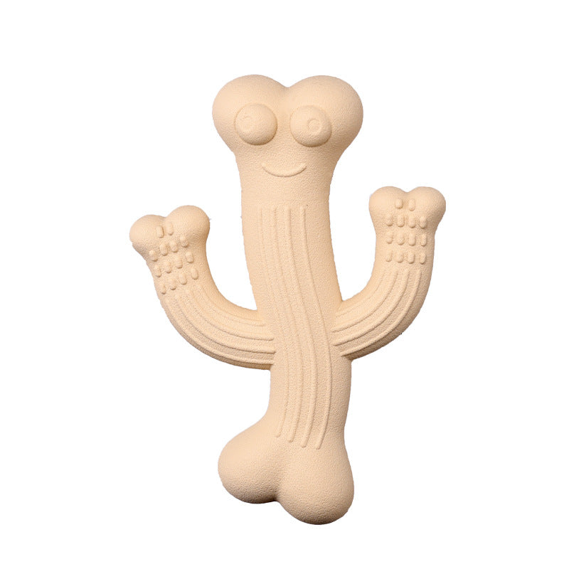 Cactus Pet Chew Toy Durable Interactive Boredom Relief