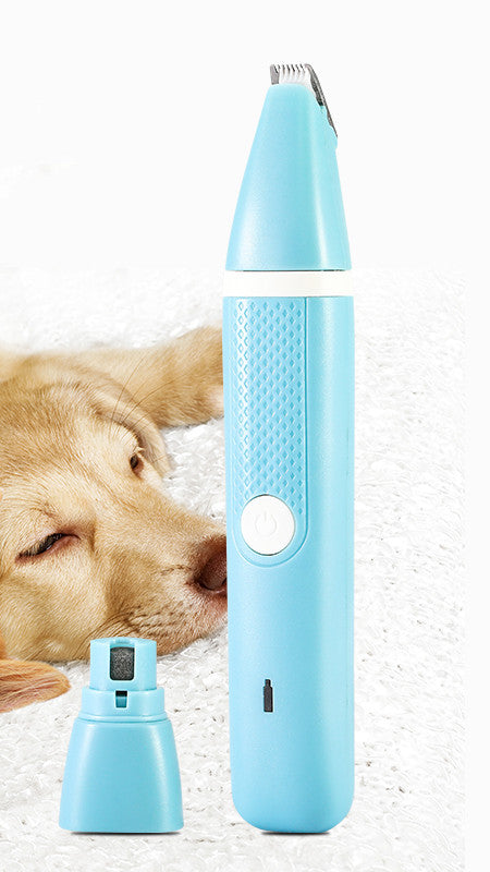 Dual-Purpose Pet Nail Polisher And Hair Trimmer For Home Use