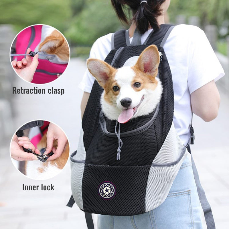 Portable Travel Outdoor Pet Carrier Backpack Bag
