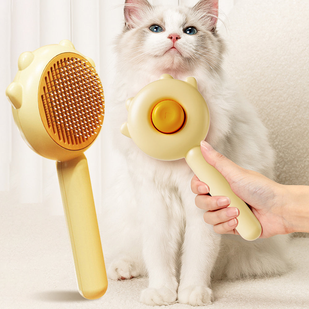 Pet Hair Removal Comb And Massage Brush For Grooming