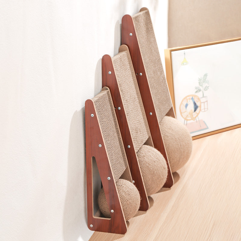 Corrugated Paper Pet Scratching Board Interactive Toy