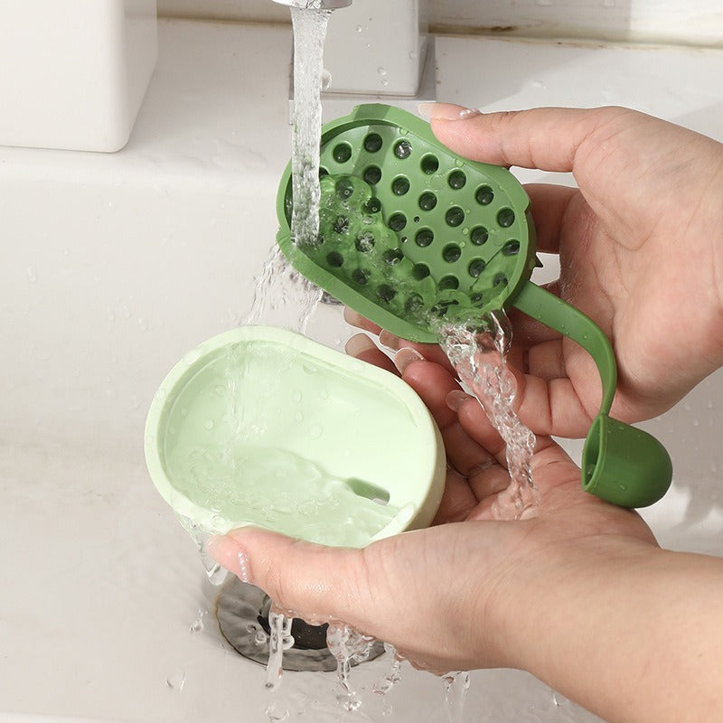 Soft Gel Bath and Massage Brush for Pets