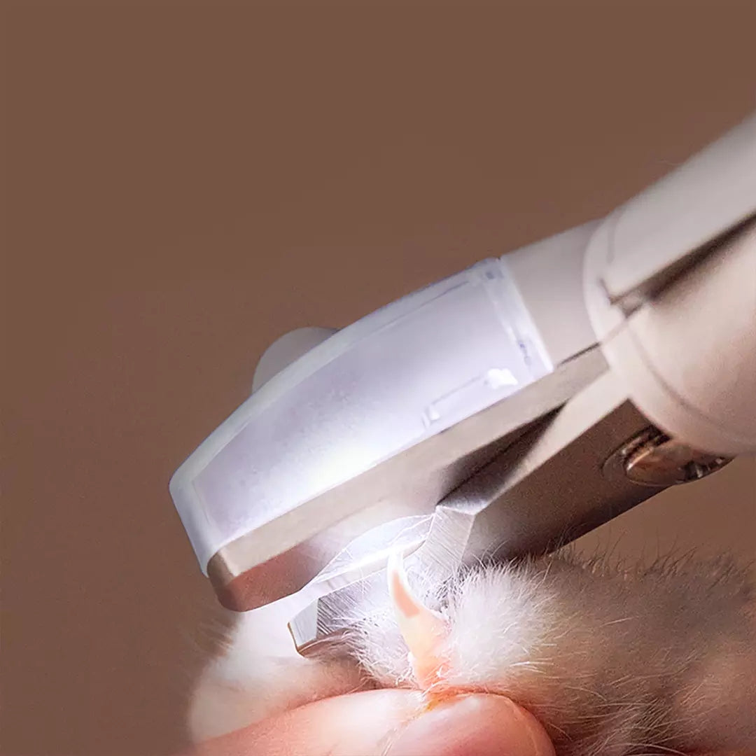 Professional Pet Nail Clipper With LED Light For Safe Grooming