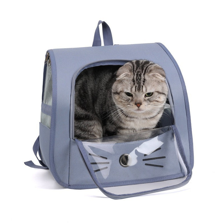 Portable Cat and Small Dog Backpack Carrier Outdoor Travel Bag